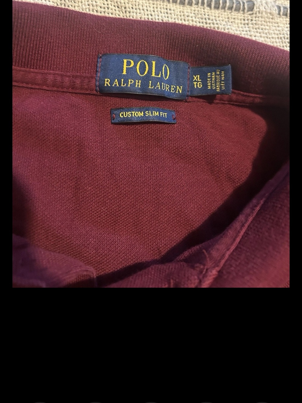 Polo Ralph Lauren Custom Slim Polo Bear Mesh Polo SS Shirt Crimson Red XL - Picture 2 of 7